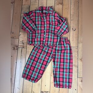 Smockingbird Flannel Pajama Set size 4T